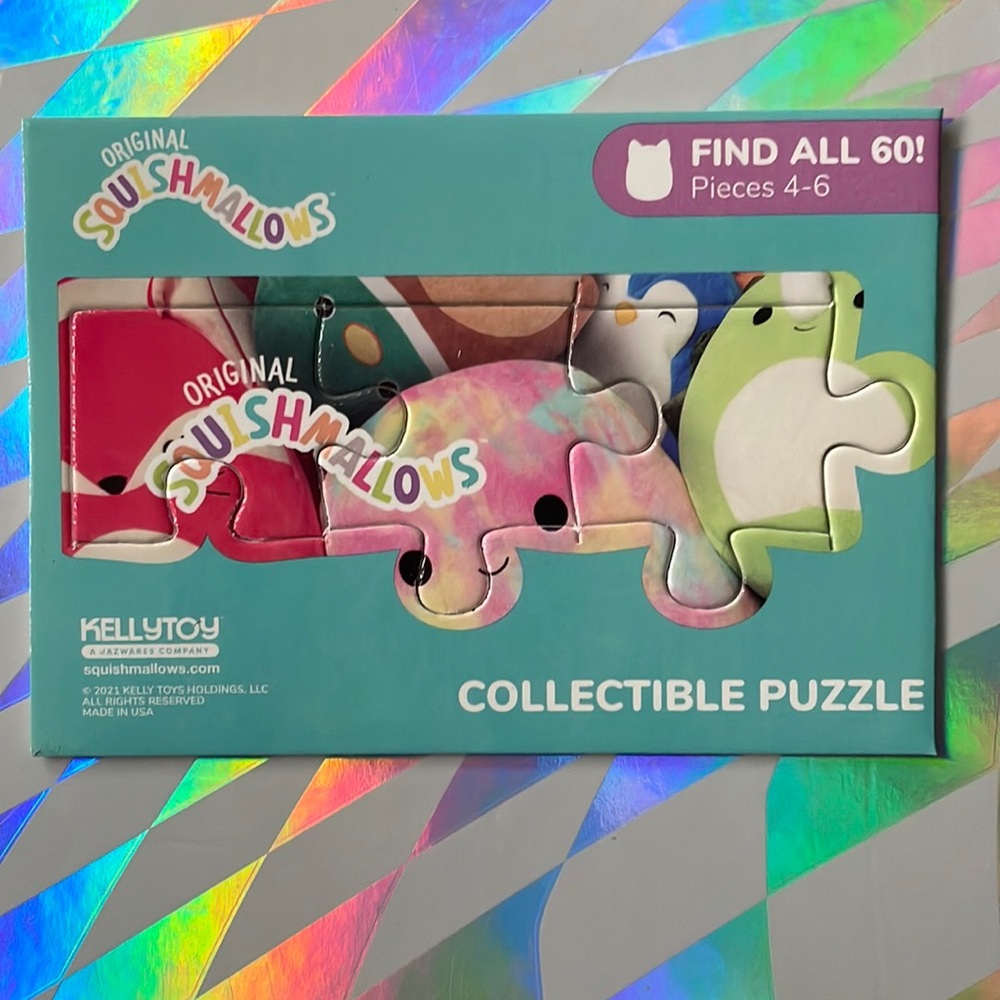 Pieces 4-6 ORIGINAL SQUISHMALLOWS collectible trading card puzzle